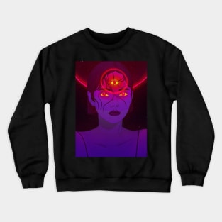 Psychonaut Girl (GIF) Crewneck Sweatshirt